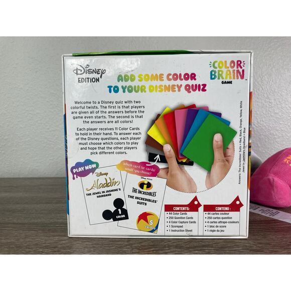 Disney Animal Kingdom Minnie Mouse Plush Lot & Color Brain Game Bundle 8+ Years - Picture 5 of 13